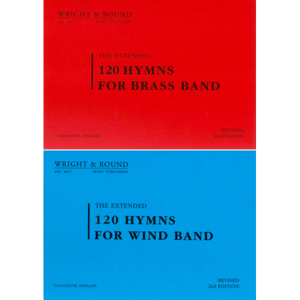 120 Hymns for Brass Band Bass Trombone Part Book A5 Standard Edition 